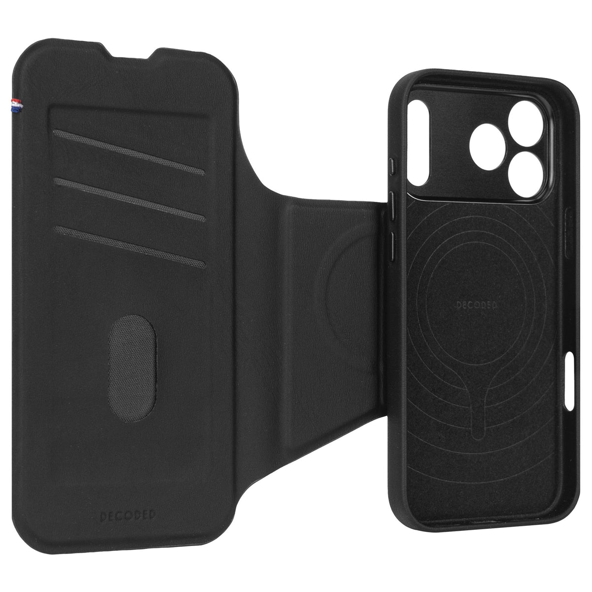 Decoded Silicone Detachable Wallet for iPhone 17 Pro Max in Black