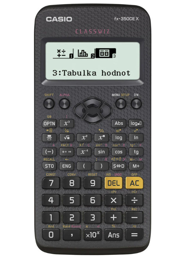 Υπολογιστής Επιστημονικός CASIO FX-350CEX με 379 Λειτουργίες, Διαστάσεις 77x166mm, Μαύρος