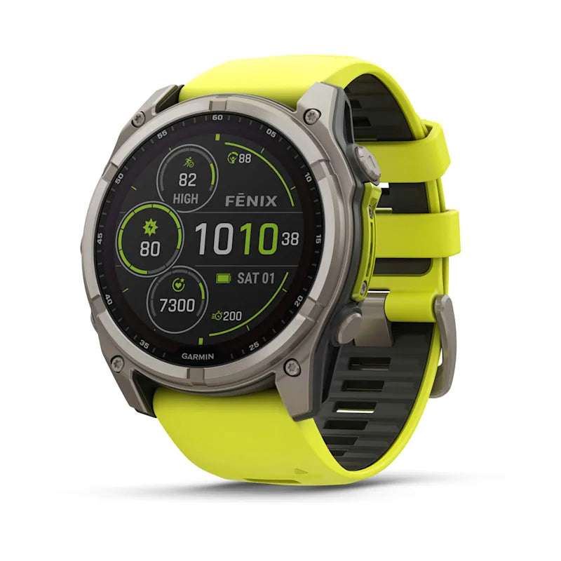 Garmin fenix 8 3.56 cm (1.4") 51 mm Digital 280 x 280 pixels Touchscreen Titanium Wi-Fi GPS (satellite)