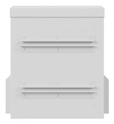 Lanberg WAH1-3240-00S 10" Wall-Mounted Hermetic Rack Cabinet IP55 for Wall/Pole Mounting 320x220x400 Grey (Assembled)