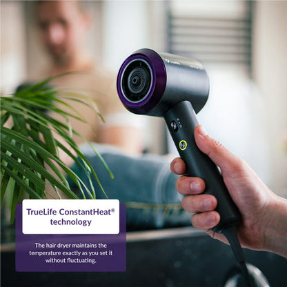 TrueLife HairDryer D3 hair dryer 1800 W Black