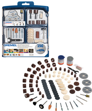 Dremel 724 Multipurpose Accessory Set, 150 Pieces