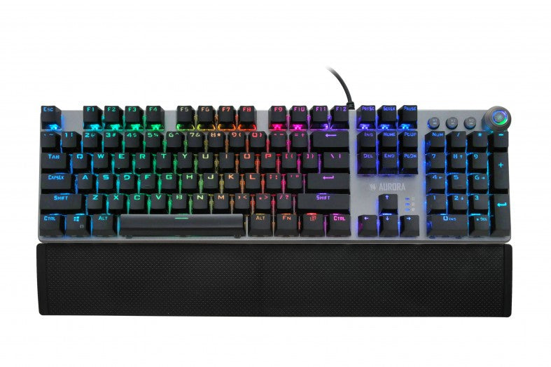 iBox Aurora K-4 keyboard USB QWERTY Black