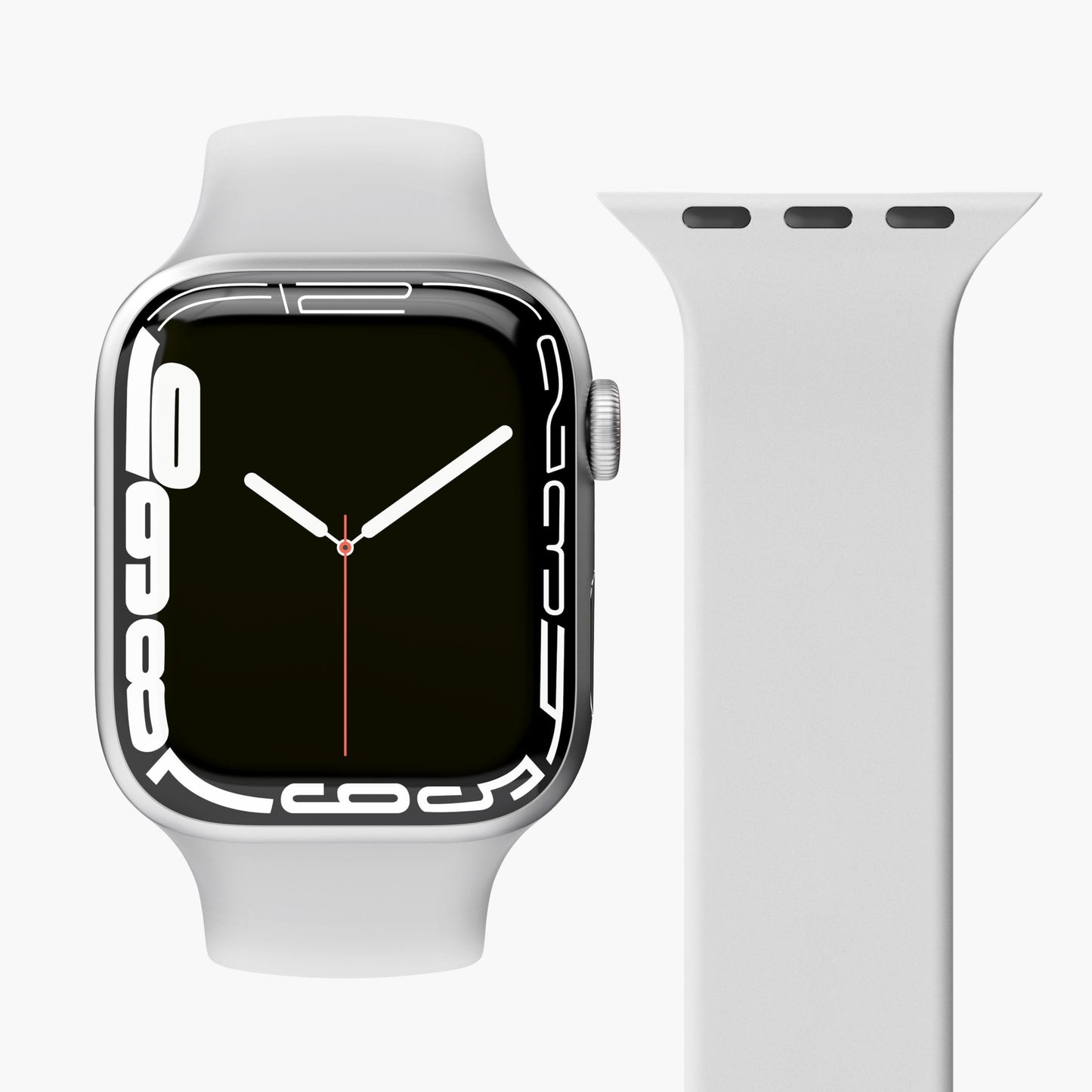 VonMählen Watchstrap for Apple Solo Loop Case 1 Band S light grey (AWS00012)