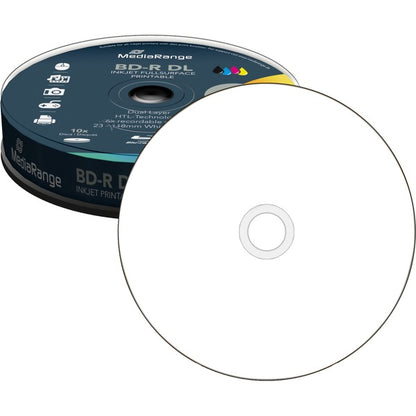 MediaRange BD-R 50 GB (6fach, 10 Stück, bedruckbar, Retail)