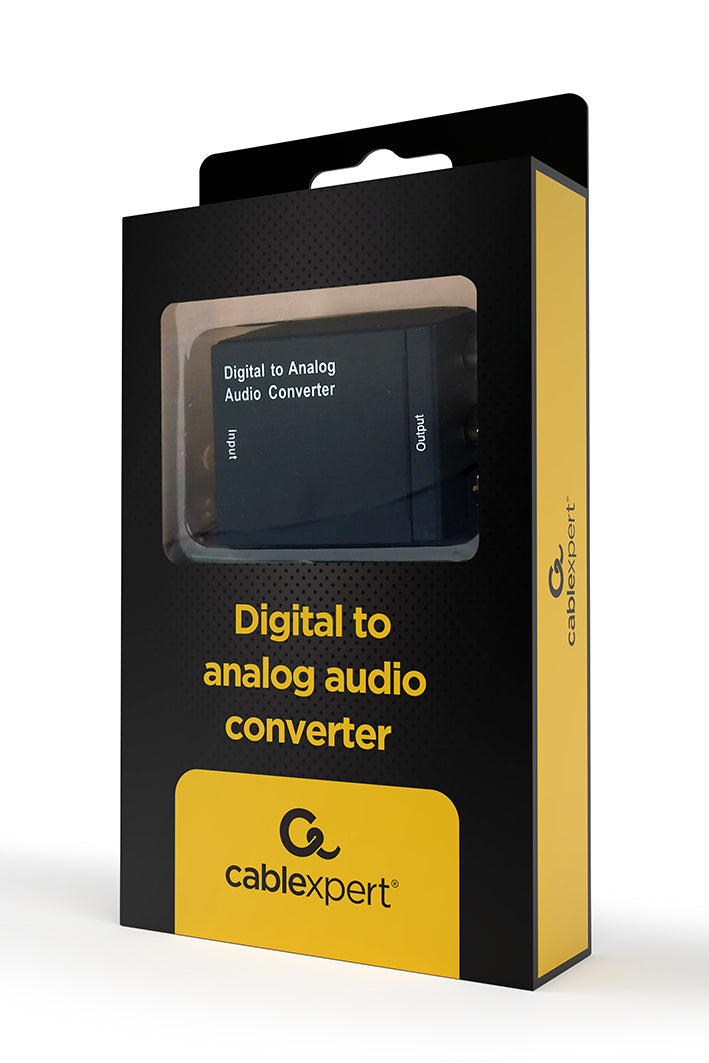 Gembird DSC-OPT-RCA-001 Audio Converter Black