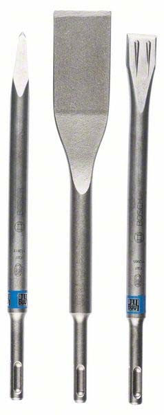 Bosch SDS-plus 3-Piece Long Life Chisel Set