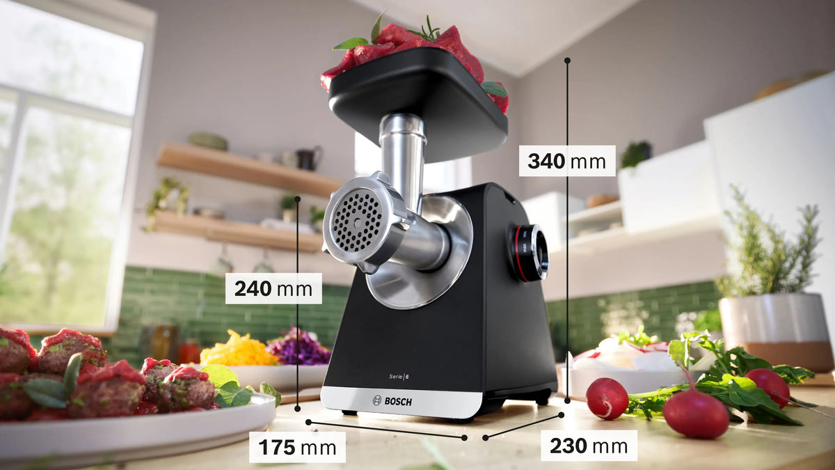 Bosch MFW S660B mincer  Black, Silver