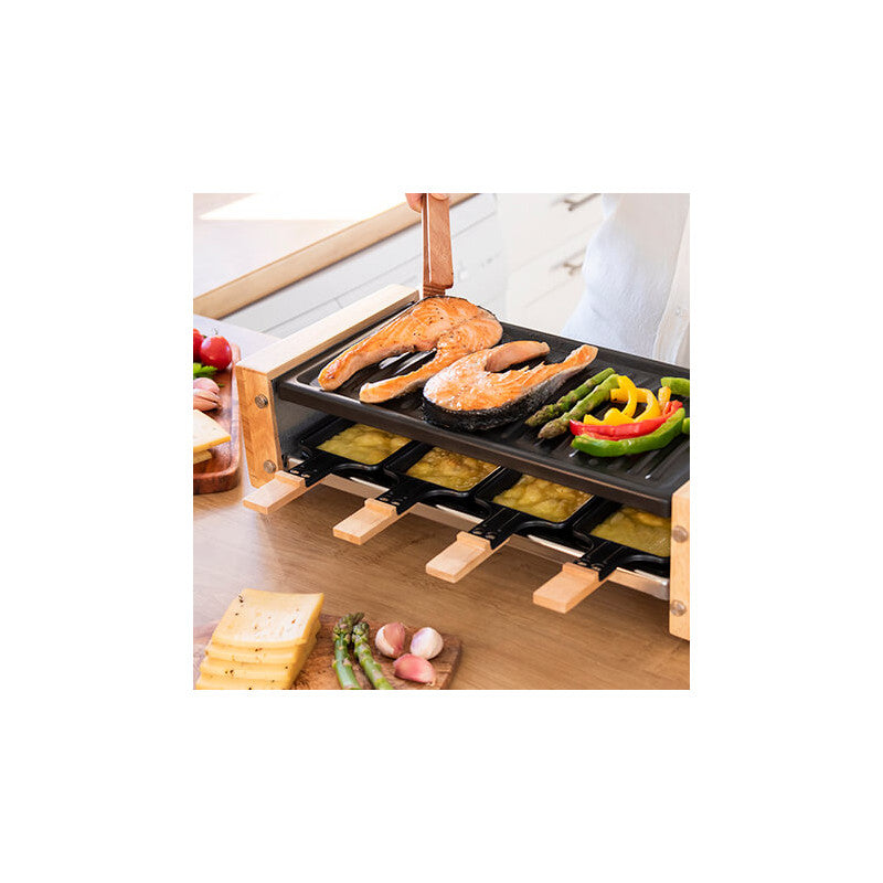 CECOTEC Cheese&Grill 8200 Wood Raclette