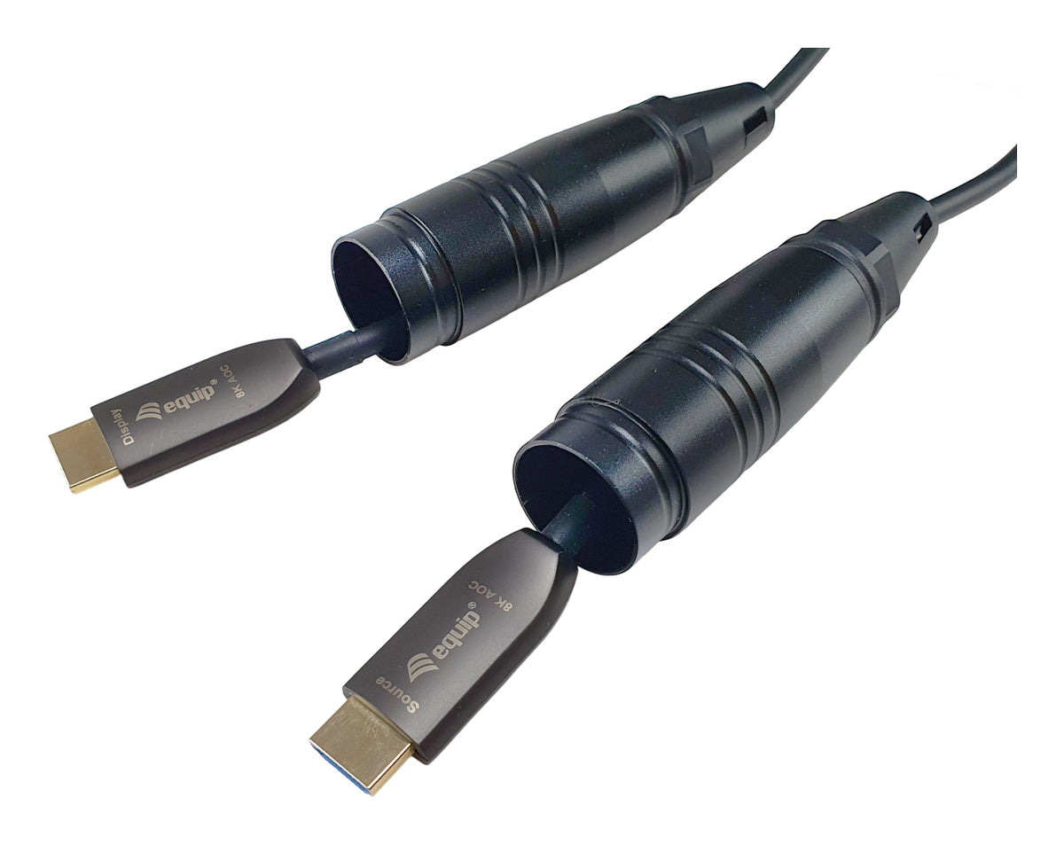Equip HDMI HS Ethernet 2.1 48Gb AOAC 8K/60Hz 50.00m μαύρο