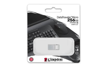 Kingston DataTraveler Micro 256GB USB-A 3.2 Gen 1