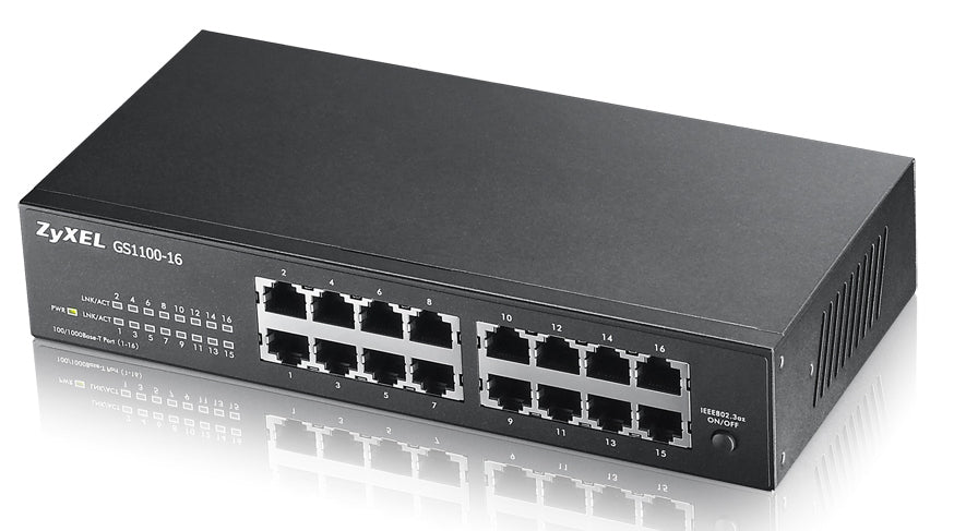 Zyxel GS1100-16 V3 16 Port Unmanaged Switch