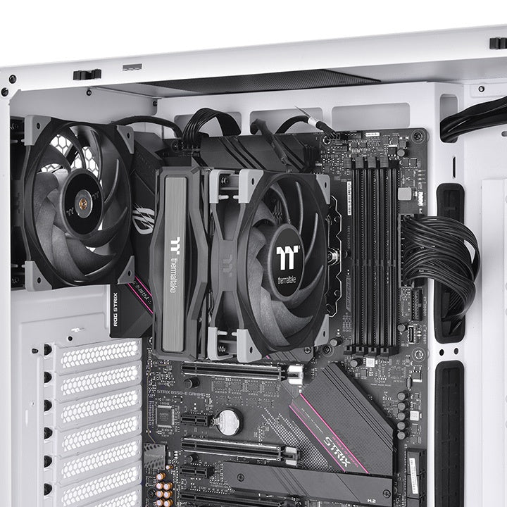 Thermaltake Toughair 310 Processor Cooler 12 cm Black, Silver