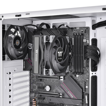 Thermaltake Toughair 310 Processor Cooler 12 cm Black, Silver