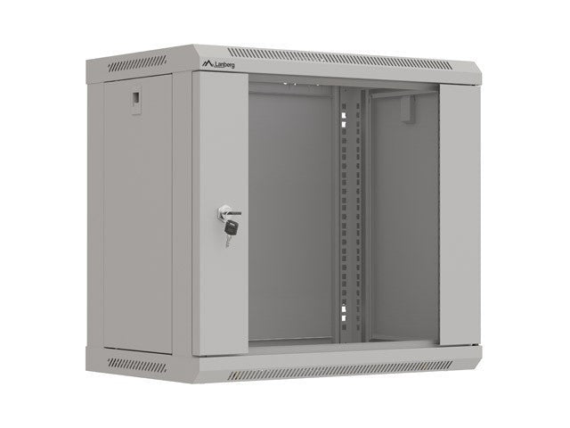 Lanberg WF03-5309-10S Rack Cabinet 9U Wall Mounted Rack Black