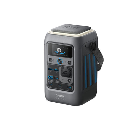 Anker SOLIX C300 DC Portable Power Station — 7 LiFePO4 Cells, 90,000 mAh, 300 W
