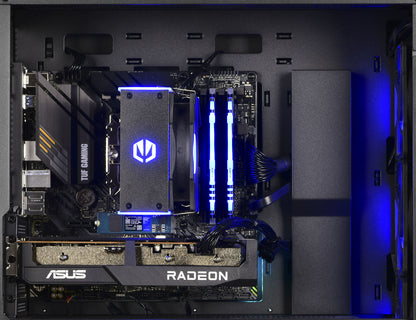 Actina 5901443335832 Υπολογιστής AMD Ryzen™ 5 5600, 16 GB DDR4-SDRAM, 1 TB SSD, AMD Radeon RX 7600, Mini Tower, Μαύρο
