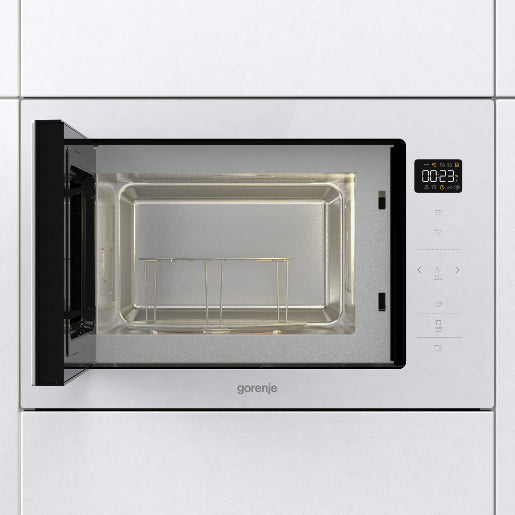 Gorenje BM251SG2WG Built-in White Grill Microwave Oven 25 L 900 W