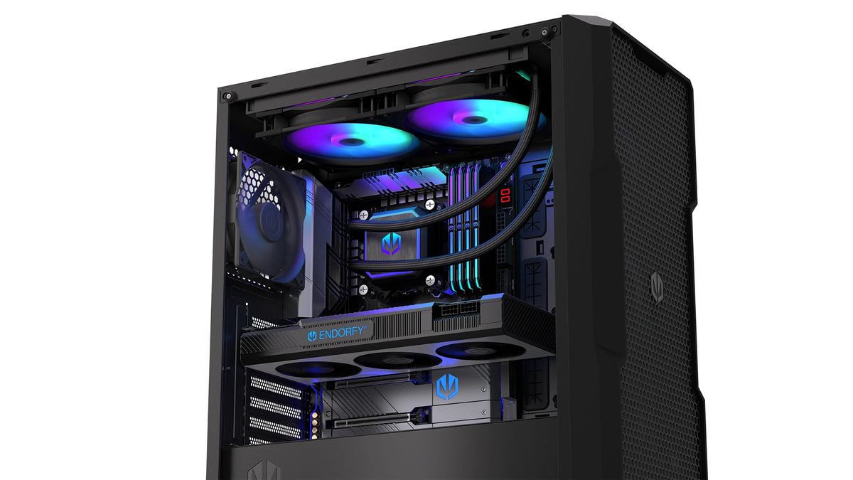 ENDORFY Navis F280 ARGB Computer case All-in-one liquid cooler 14 cm Black - 1 pc