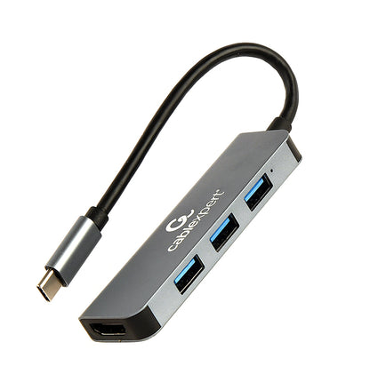 Gembird A-CM-COMBO2-01 USB Type-C 2-in-1 Multi-Port Adapter (Hub + HDMI)