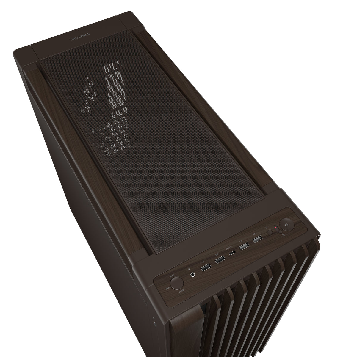 ASUS ProArt PA602 Wood Edition Retro Brown - Metal Panel Midi Tower