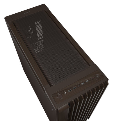 ASUS ProArt PA602 Wood Edition Retro Brown - Metal Panel Midi Tower