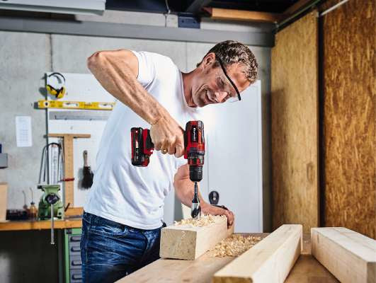 Cordless Drill AKU TC-CD 18/35 Li-Solo EINHELL Black, Red