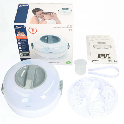 Alecto BW-04 Microwave Bottle Sterilizer White