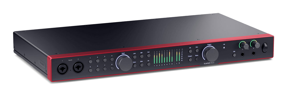 Focusrite Scarlett 18i20 4ης Γενιάς - Ηχογραφικό Διεπαφή Ήχου