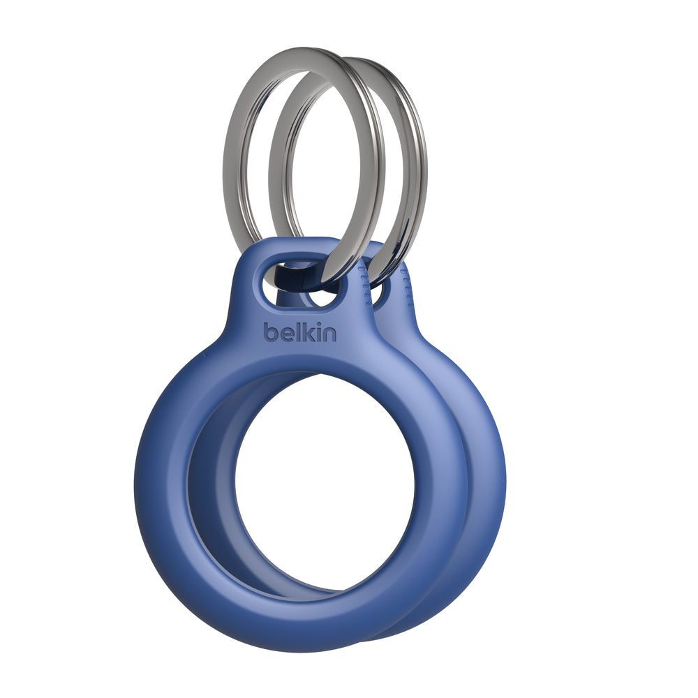 1x2 Belkin Key Ring for Apple AirTag, blue MSC002btBL