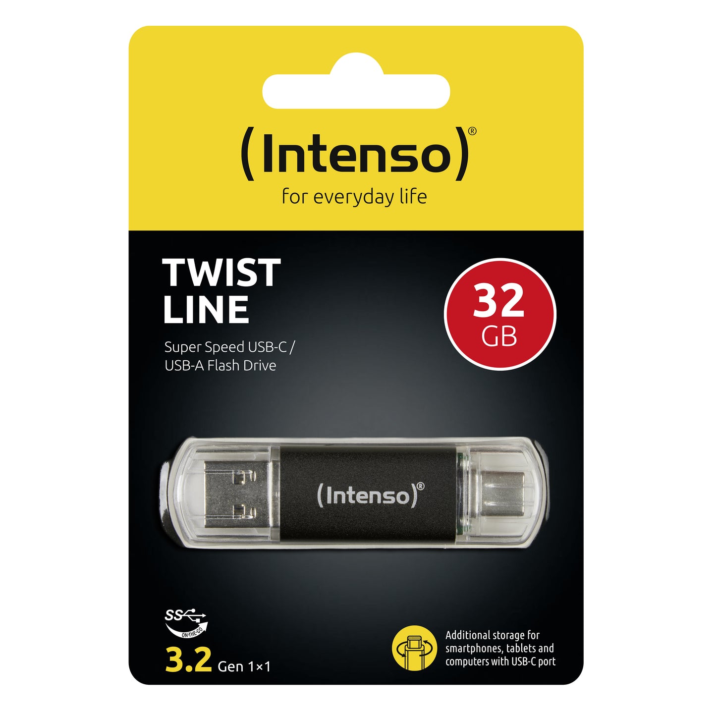 Intenso Twist Line          32GB USB Stick 3,2 USB-C & USB-A