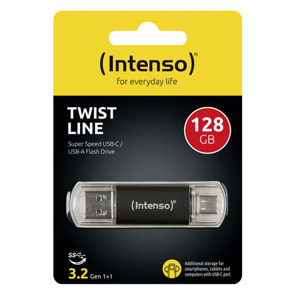 Intenso Twist              128GB USB Stick 3,2 USB-C & USB-A