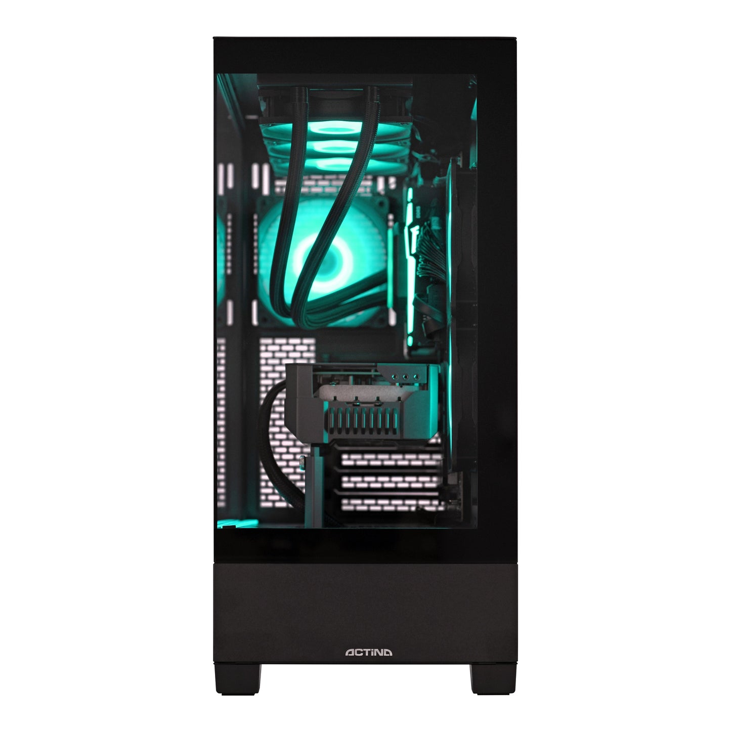 Actina 5901443416456 PC AMD Ryzen™ 7 9800X3D 32 GB DDR5-SDRAM 1 TB SSD NVIDIA GeForce RTX 5070 Ti Midi Tower Black