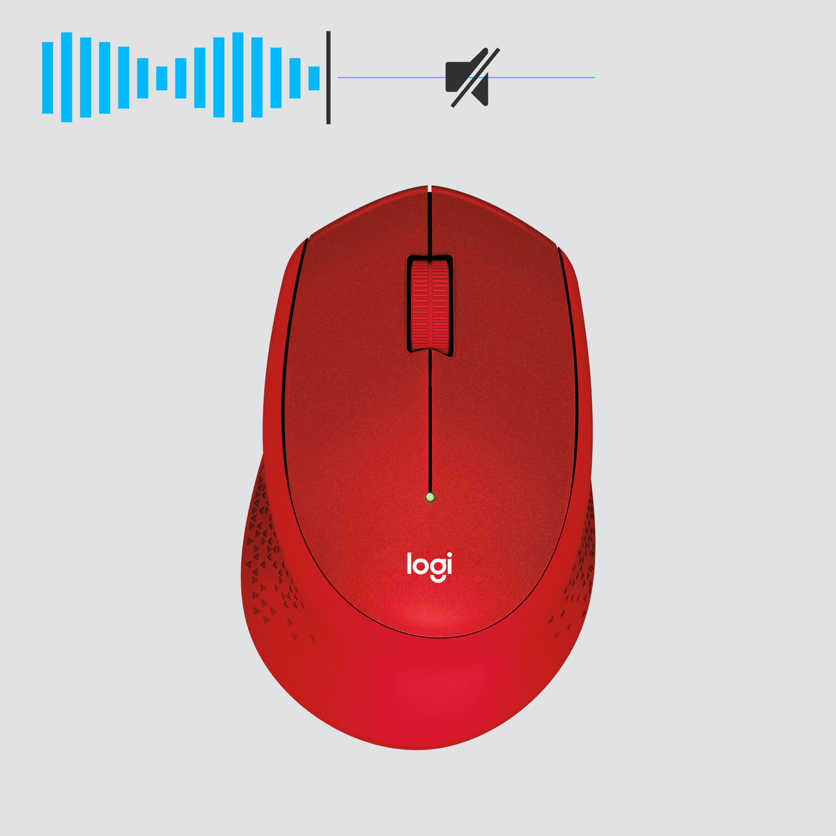 Logitech M330 Silent Plus — Red