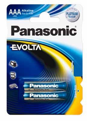 1x2 Panasonic Evolta LR 03 Micro AAA                  LR03EGE/2BP