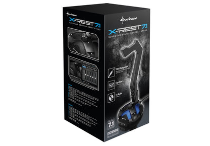 Sharkoon X-Rest 7.1 Ακουστικά Στήριξης (Μαύρο)
