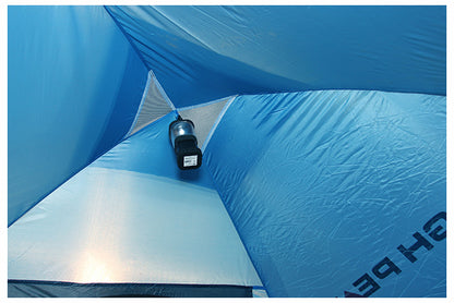 High Peak Beaver 3 Dome Tent (blue/gray)