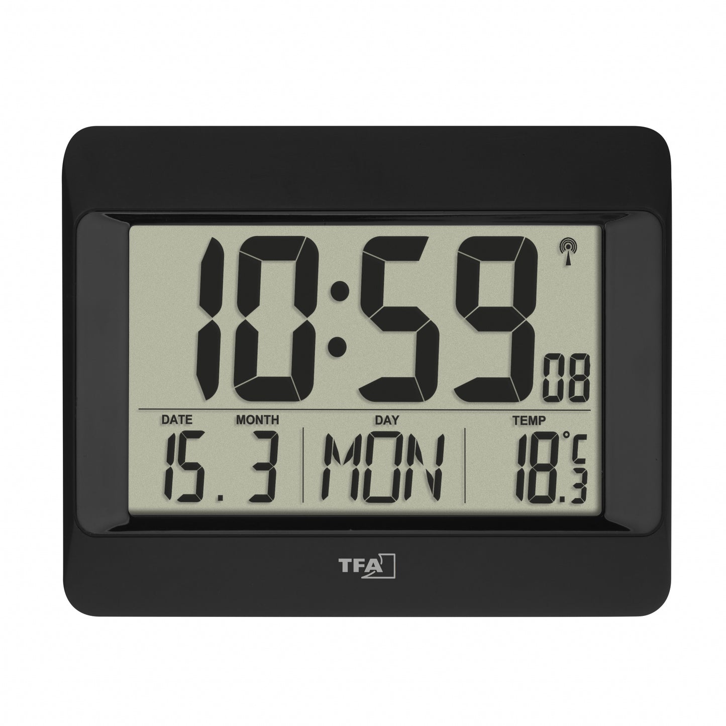 TFA 60,4519,01  Radio Controlled Clock with Temperature