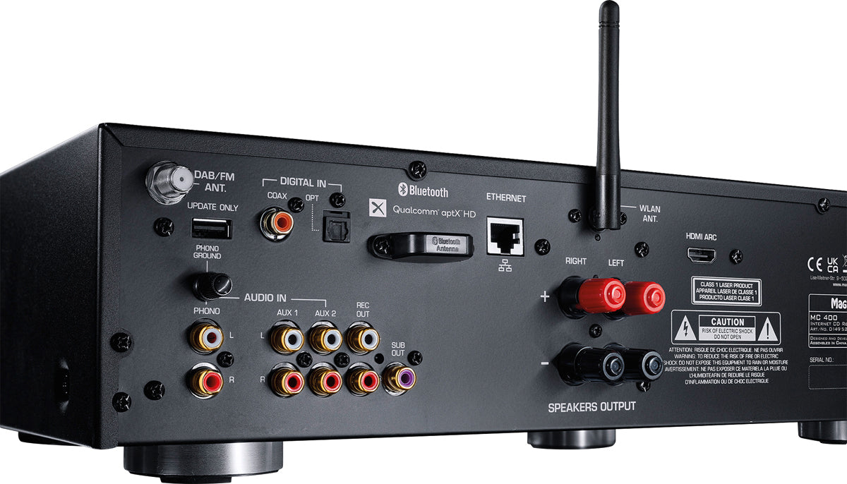 Magnat MC 400 - Network Player 40 W, 2.0 ch. stereo, black