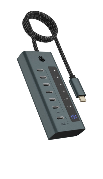 Hub  7-Port IcyBox Hub USB 3.2 Gen 2 Type-C retail