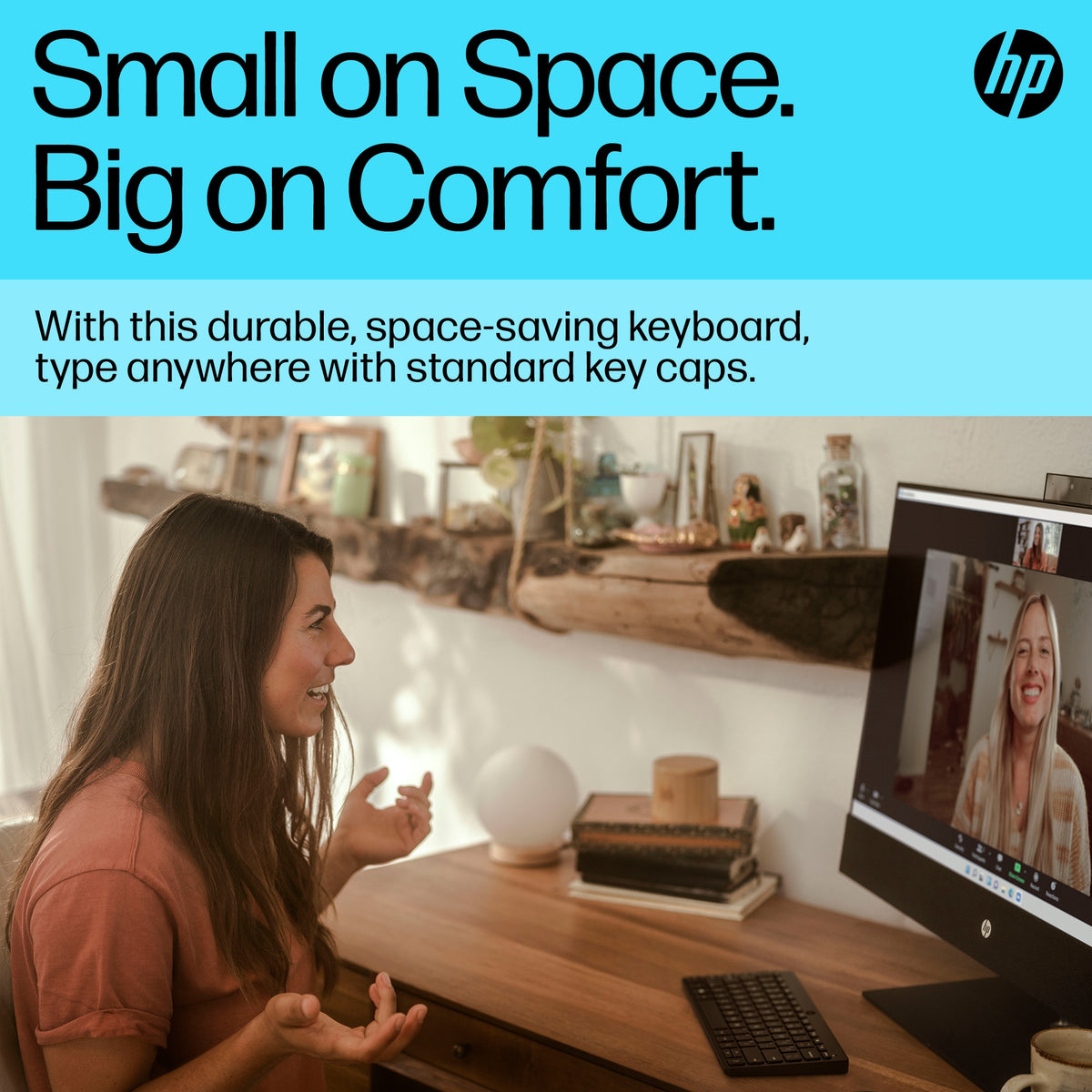 HP 350 Compact Multi-Device Bluetooth Keyboard