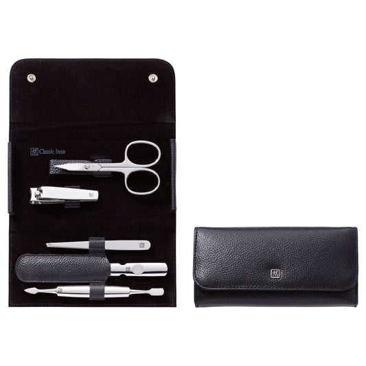 Zwilling CLASSIC INOX Press Stud Case, black, 5 pcs.