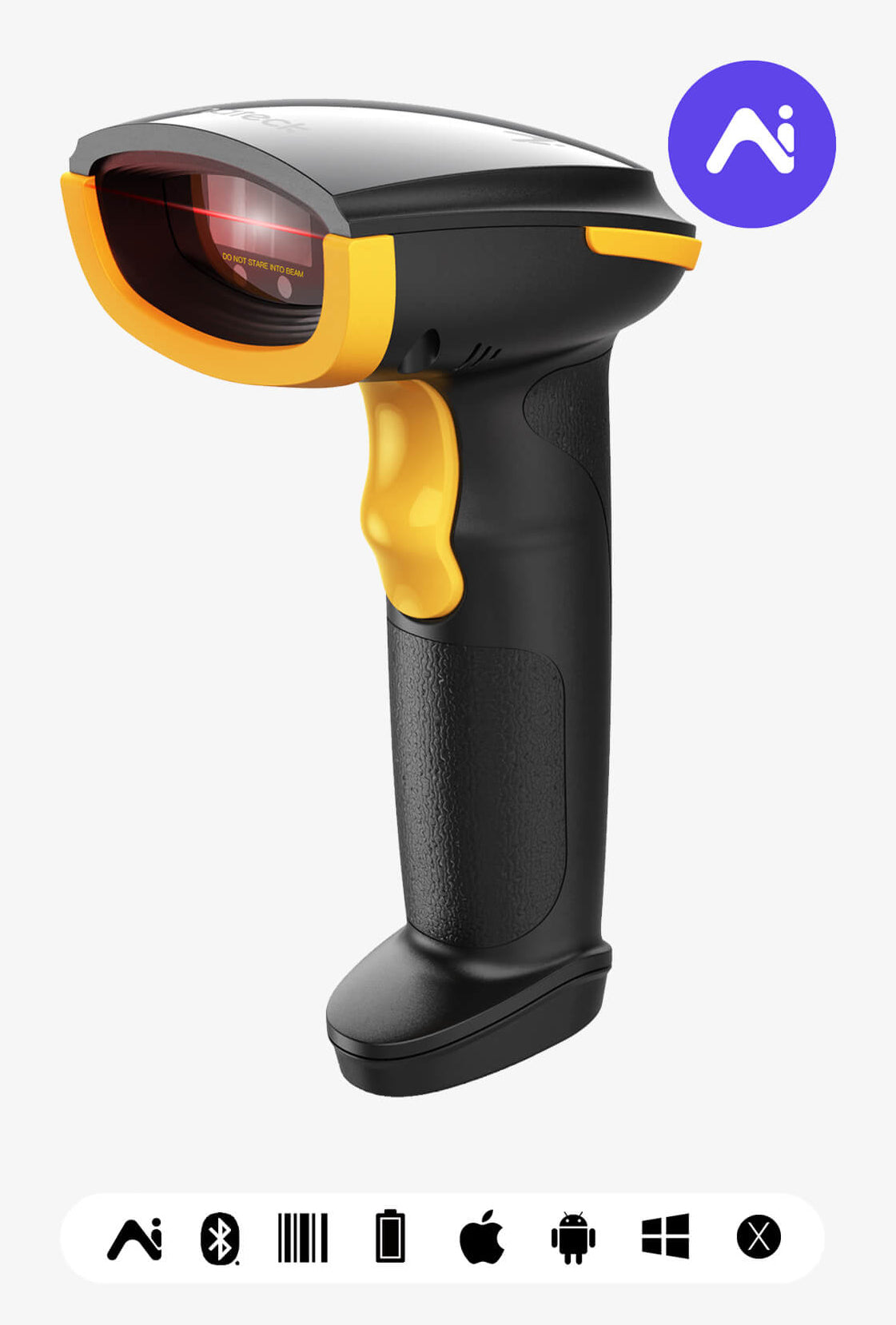 inateck Barcodescanner 21 AI black [BCST-21-AI_Black]