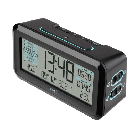 TFA 60,2562,01 Digital Radio Alarm Clock w, Room Clima  BOXX2