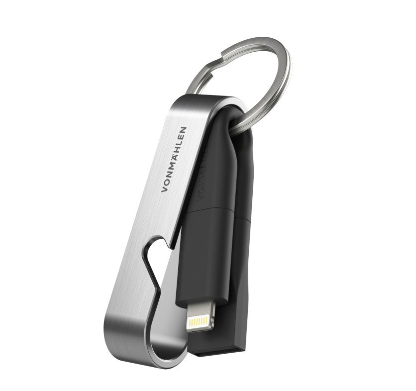 VonMählen All-in-one Allinone cable High Six 6in1 black silver incl Bottleopener (HSI00002)