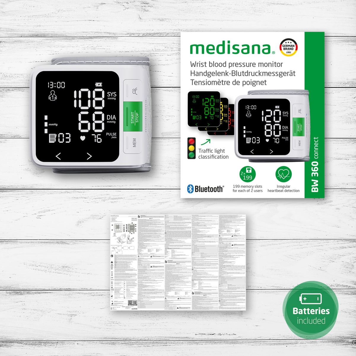 Medisana BW 360 Wrist Blood Pressure Monitor