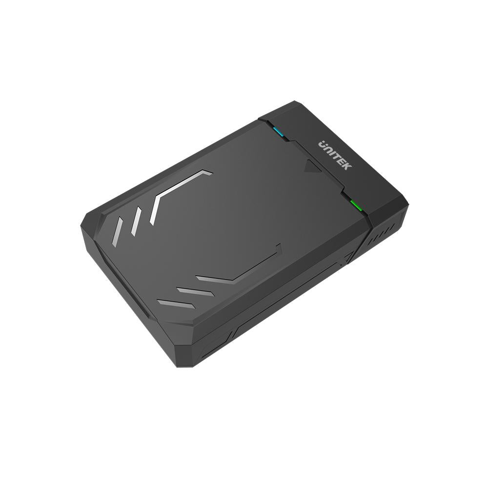 UNITEK Y-3035 HDD/SSD Storage Drive Enclosure, Black, Supports 2.5"/3.5" Drives