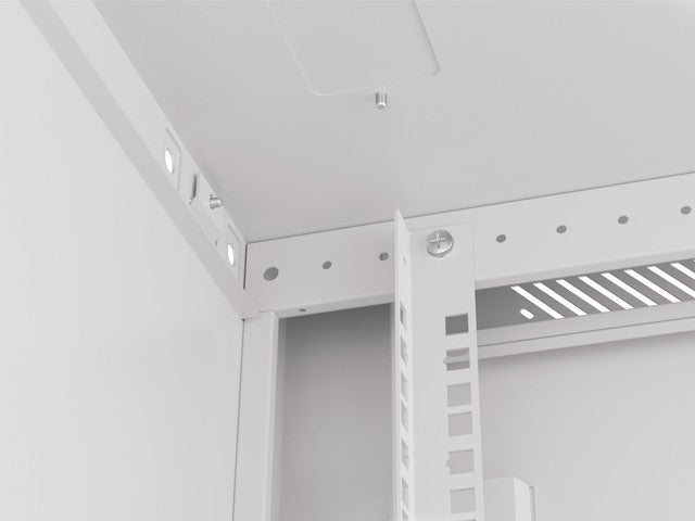 Lanberg 19" wall-mounted rack cabinet 12U 600 × 600 grey