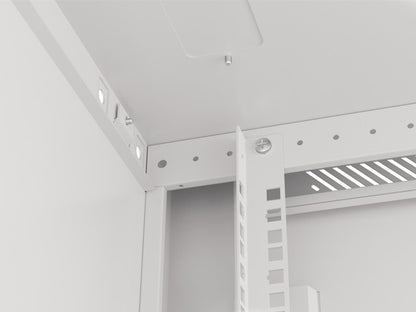 Lanberg 19" wall-mounted rack cabinet 12U 600 × 600 grey