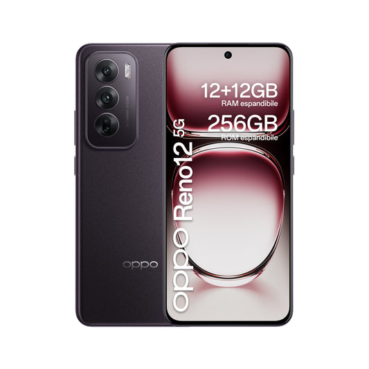 Oppo Reno12 5G Dual Sim 12GB RAM 256GB - Μαύρο Καφέ